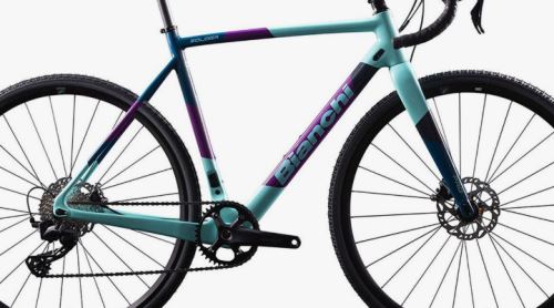 BIANCHI ZOLDER PRO CYCLOCROSS CARB CK16 / Purple - Abyssal Teal Glossy