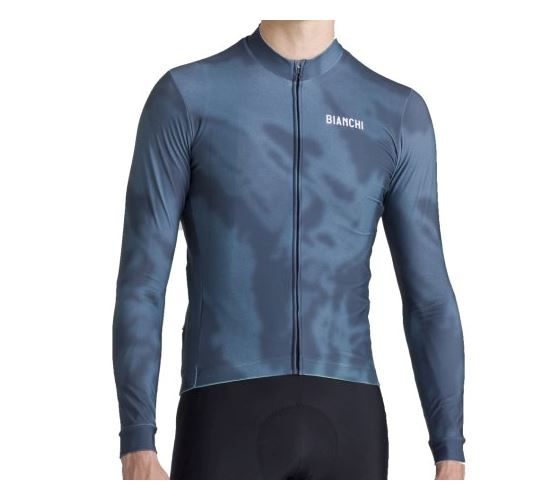 BIANCHI dres zimní CLASS  šedomodrá