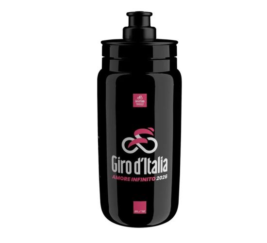 ELITE láhev GIRO D'ITALIA černá mapa, 550ml