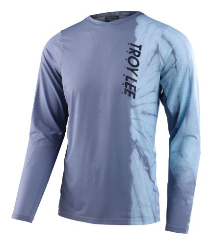 TLD dres s dlouhým rukávem Skyline AirHalf Dye celeste/šedá