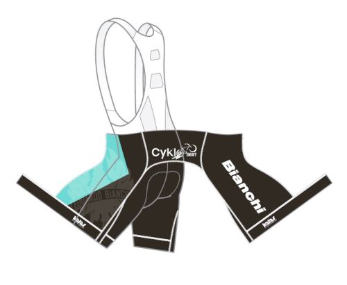 Pánské kraťasy Cyklobest NEW - edice BIANCHI