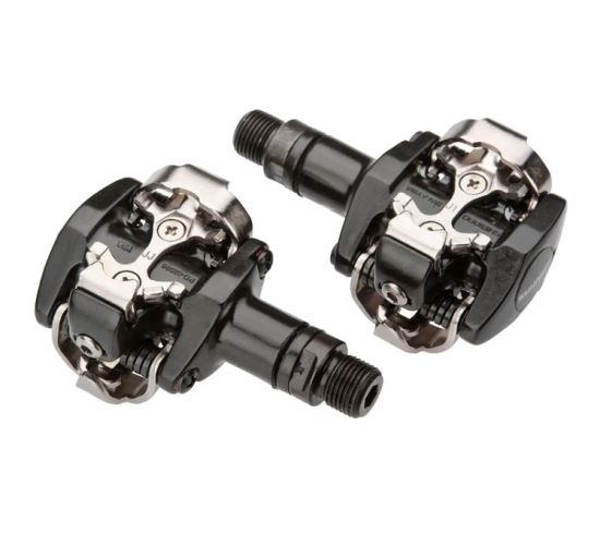 SHIMANO pedály MTB PD-M505 SPD zařážky SM-SH51 bez odrazek černé