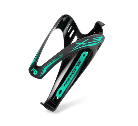 RACEONE košík X3 Black/Celeste Bianchi