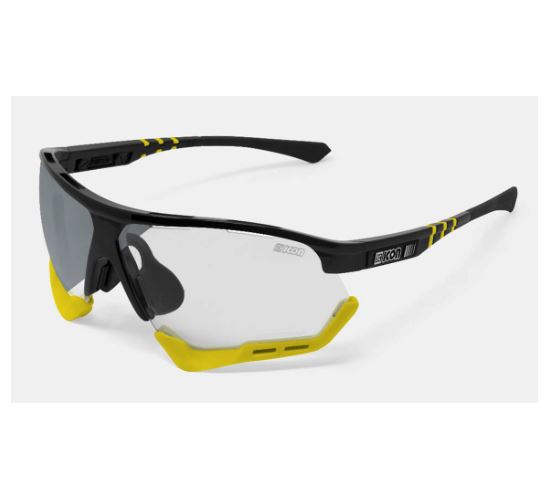 SCICON brýle Aerocomfort Black Photochromic Silver Lenses