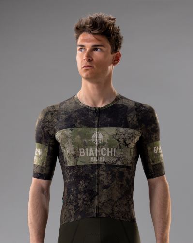 BIANCHI dres TECH GRAVEL zelená